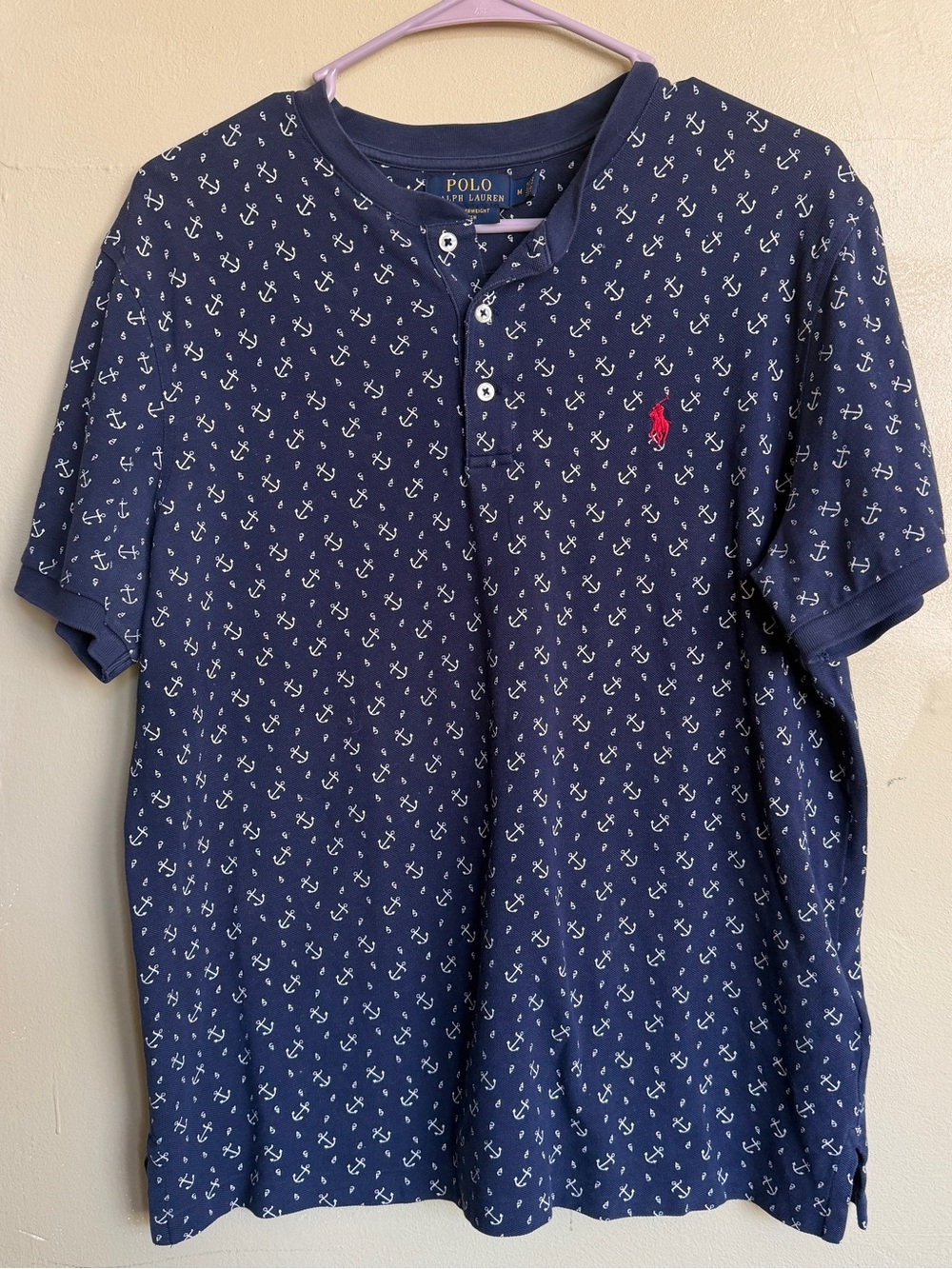 Polo Ralph Lauren Anchor Print Henley Tee